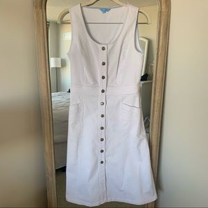 Draper James White Denim Dress - Size 4